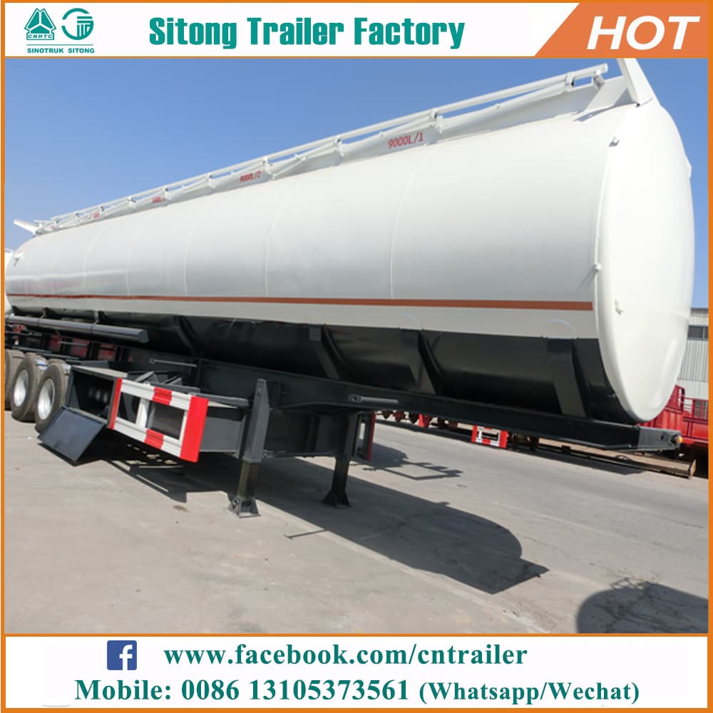 Factory direct 45000 liter diesel oil fuel tank semi trailer